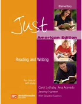 Paperback Just Reading and Writing Elementary Book
