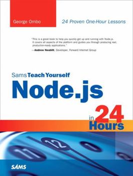 Paperback Sams Teach Yourself Node.js in 24 Hours Book