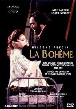 DVD Puccini - La Boheme / Freni, Pavarotti, Severini, San Francisco Opera Book