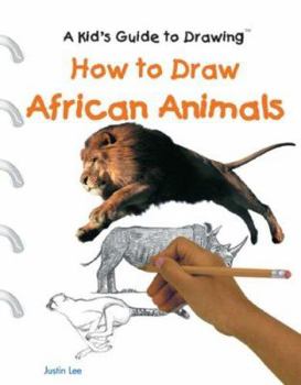 Library Binding How to Draw African Animals Book