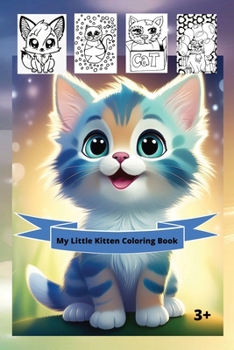 Paperback My Little Kitten Coloring Book