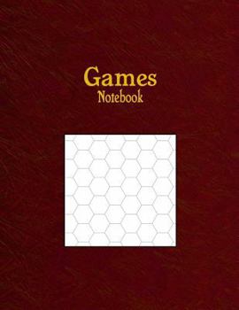 Paperback Games Notebook: 3/4" Hexagonal Graph Paper Rule Book