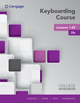 Paperback Keyboarding Course Lessons 1-25 Book