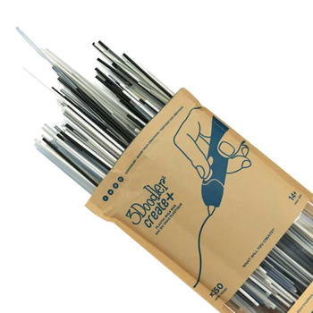 3Doodler Create PLA 3D Printing Filament Refill Bag (x250 Strands, Over 2000 ft. of Extruded Plastic) - Clearly Glacier