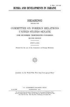 Paperback Russia and developments in Ukraine Book