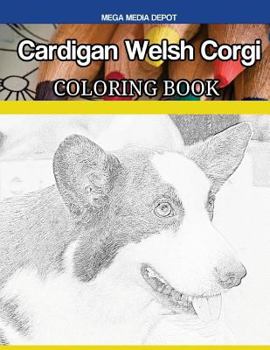 Paperback Cardigan Welsh Corgi Coloring Book