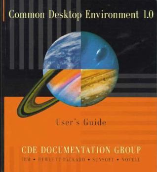 Paperback Common Desktop Environment 1.0 User's Guide Book