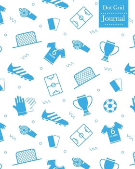 Dot Grid Journal: Notebook Planner with Football Themed Cover Design