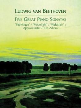 Paperback Five Great Piano Sonatas Book