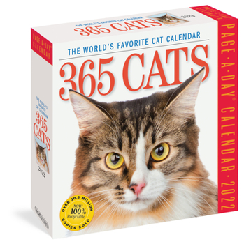Calendar 365 Cats Page-A-Day Calendar 2022: The World's Favorite Cat Calendar Book