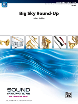 Paperback Big Sky Round-Up: Conductor Score Book