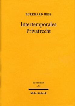 Hardcover Intertemporales Privatrecht [German] Book