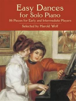 Paperback Easy Dances for Solo Piano (Dover Music for Piano) Book