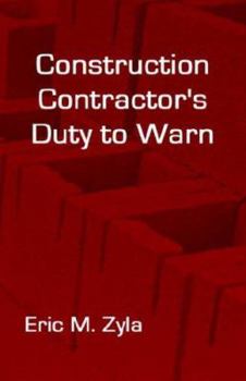 Hardcover Construction Contractor's Duty to Warn Book