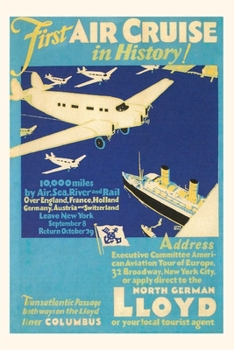 Paperback Vintage Journal Ship and Statue of Liberty Book