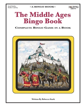 Paperback The Middle Ages Bingo Book: Complete Bingo Game In A Book