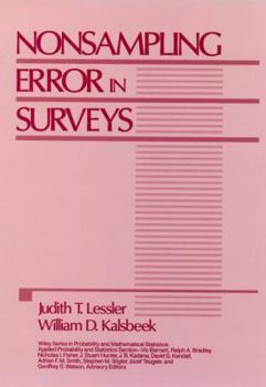 Hardcover Nonsampling Error in Surveys Book