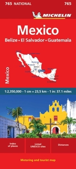 Loose Leaf Michelin Map Mexico 765 Book
