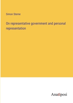 Paperback On representative government and personal representation Book