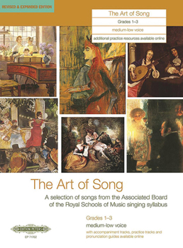 Paperback The Art of Song, Grades 1-3 (Medium/Low Voice): A Selection of Songs from the Abrsm Syllabus Book