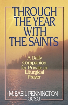 Paperback Through the Year with the Saints Book