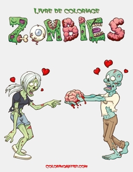 Paperback Livre de coloriage Zombies 1 [French] Book