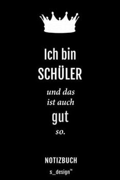 Paperback Notizbuch f?r Sch?ler: Originelle Geschenk-Idee [120 Seiten kariertes blanko Papier] [German] Book