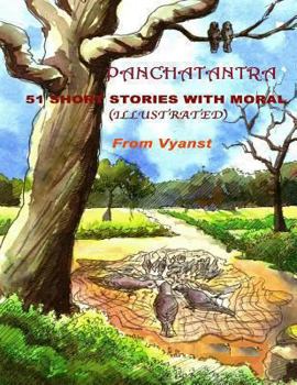 Paperback Panchatantra - 51 Short Stories with Moral: Illustrated Book