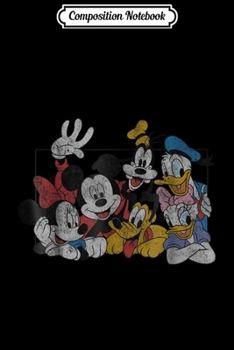 Paperback Composition Notebook: Disney Mickey and the Gang Journal/Notebook Blank Lined Ruled 6x9 100 Pages Book