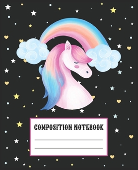Paperback Composition Notebook: Adorable Horse Themed Wide Ruled Composition Notebook For All Horse Lovers. An Adorable Gift For Kids, Teens, Boys & G Book