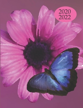 Paperback 2020-2022 3 Year Planner Butterflies Monthly Calendar Goals Agenda Schedule Organizer: 36 Months Calendar; Appointment Diary Journal With Address Book