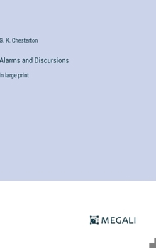 Hardcover Alarms and Discursions: in large print Book