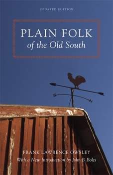 Paperback Plain Folk of the Old South Book