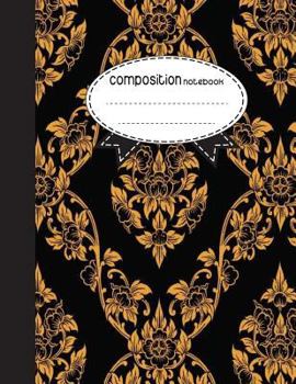 Composition Notebook, 8.5 x 11, 110 pages: Poodtan Style 4: (School Notebooks)