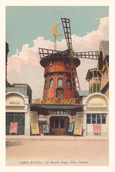 Paperback Vintage Journal Moulin Rouge Nightclub Book