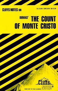 Paperback Cliffsnotes on Dumas' the Count of Monte Cristo Book