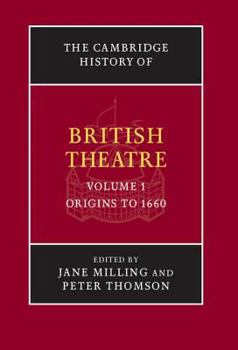 Hardcover The Cambridge History of British Theatre Book