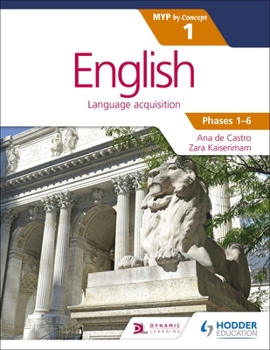 Paperback English for the Ib Myp 1: Hodder Education Group Book