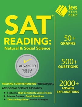 Paperback SAT Reading: Natural and Social Science Book