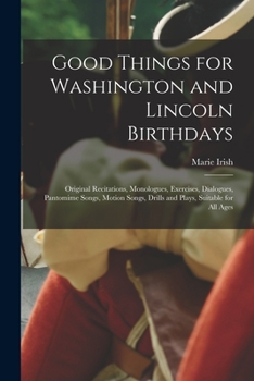 Good Things for Washington and Lincoln Birthdays