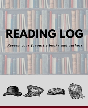 Reading Log: Keep track and review your favourite books and authors - Reading Log Gift for Book Lovers - Reading Journal