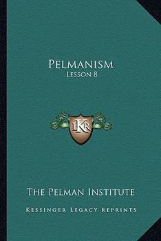 Paperback Pelmanism: Lesson 8 Book