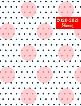 Paperback 2020-2021 Planner: Pretty Two Year Day Planner Calendar - Passion/Goal Organizer - Weekly/Monthly Dated Agenda Book and To Do List Book