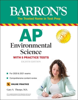 Paperback AP Environmental Science: With 5 Practice Tests Book