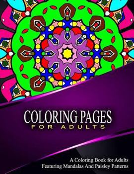 Paperback COLORING PAGES FOR ADULTS - Vol.6: adult coloring pages Book