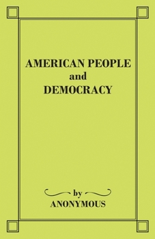 Paperback American People and Democracy Book