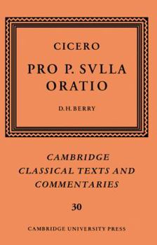 Paperback Cicero: Pro P. Sulla Oratio Book