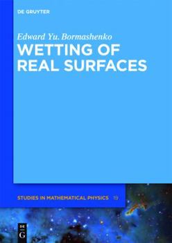 Hardcover Wetting of Real Surfaces Book