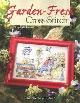 Paperback Garden-Fresh Cross Stitch Book
