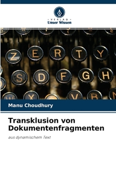 Paperback Transklusion von Dokumentenfragmenten [German] Book